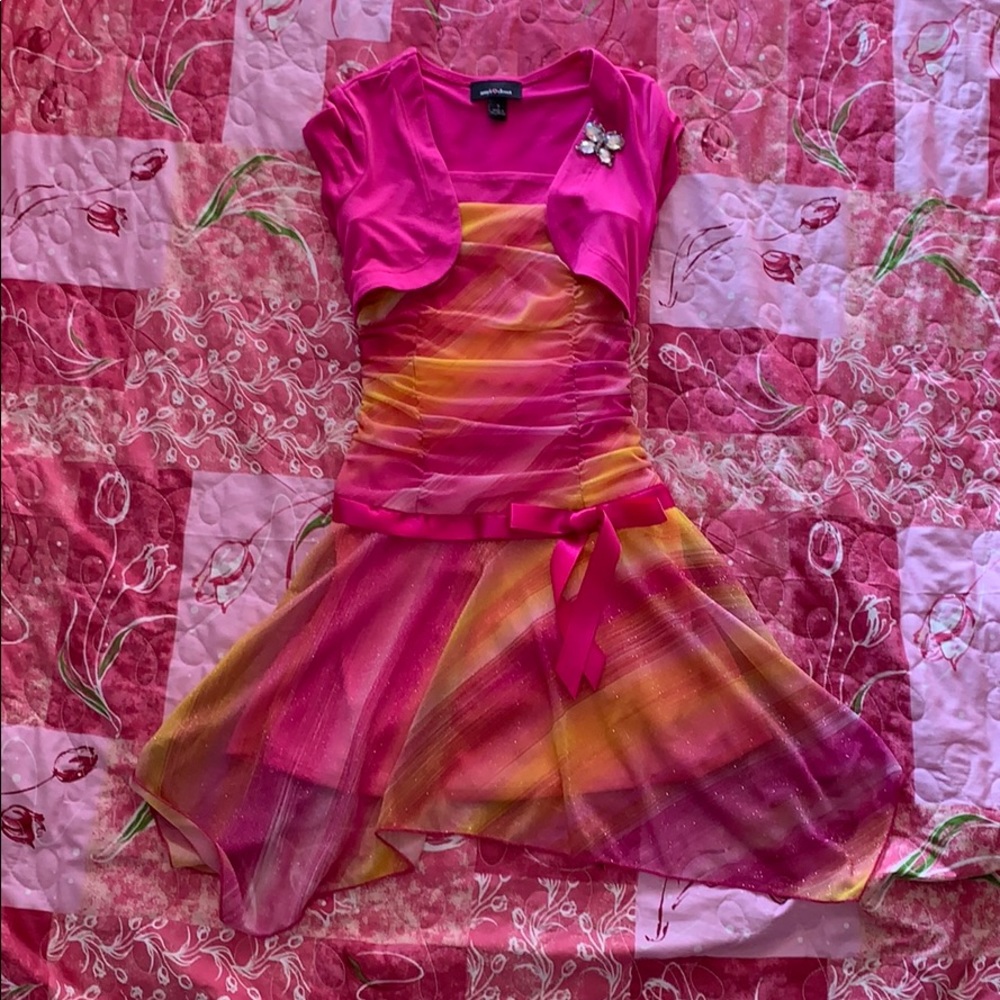 Amy's Closet Girls pink dress